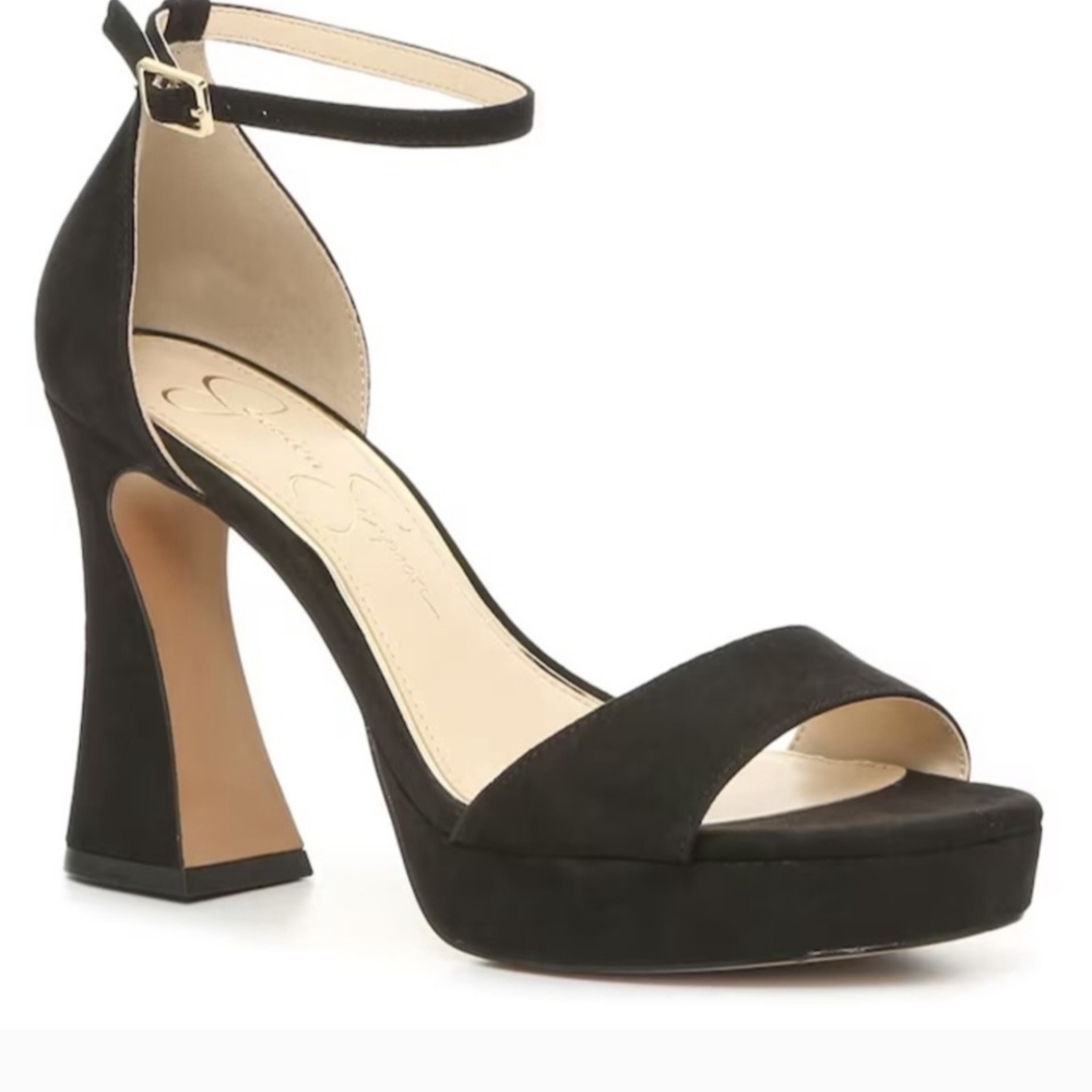 Elegant Black Women's Heels - Picture 2 of 5